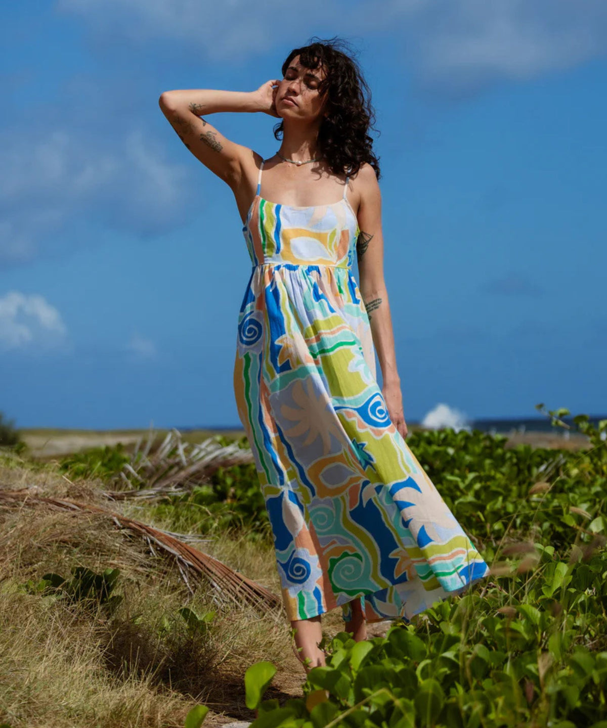 BILLABONG ウィメンズ【SOULFUL O' STOKE】 ISLAND LIFE MIDI DRS