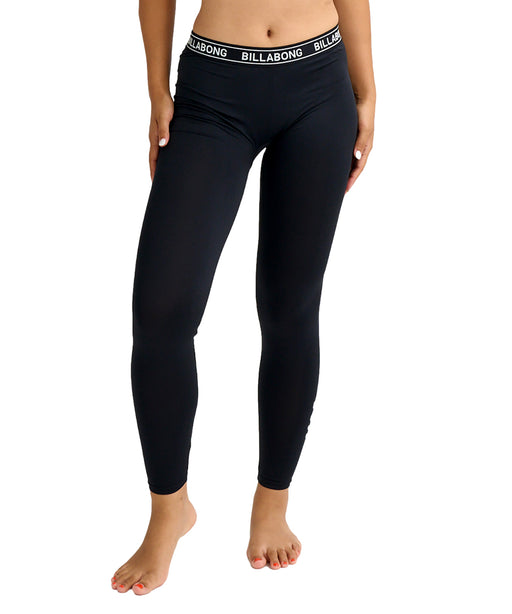 BILLABONG ウィメンズ LOGO BAND UV LEGGING ラッシュレギンス 【2026年春夏モデル】 BLK / L