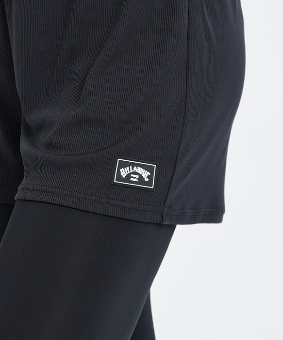 BILLABONG ウィメンズ UV CULOTTE LEGGINGS ラッシュレギンス 【2026年春夏モデル】 BLK / L