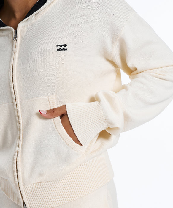 BILLABONG ウィメンズ ZIP UP KNIT PARKA セーター 【2026年春夏モデル】 SCS / M