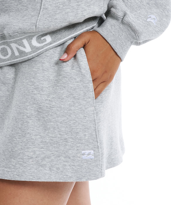 BILLABONG ウィメンズ DOUBLE KNIT MINI SKI スカート 【2026年春夏モデル】 GRH / M
