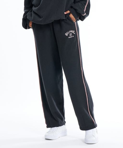 BILLABONG ウィメンズ CONTRAST SWEAT LONG  ロングパンツ 【2026年春夏モデル】 BLK / M