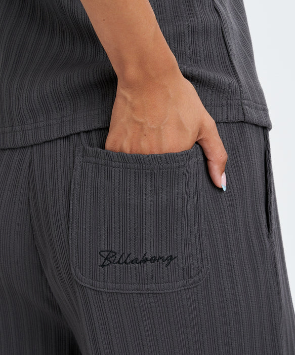 BILLABONG ウィメンズ JACQUARD RIB LONG PA ロングパンツ 【2026年春夏モデル】 OFB / M