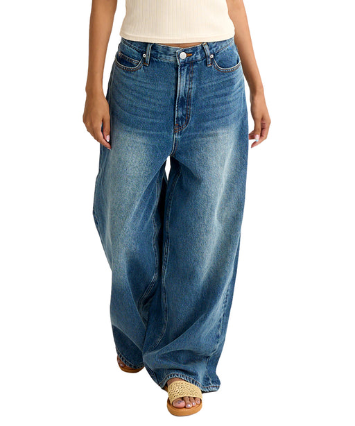 BILLABONG ウィメンズ WIDE BUGGY DENIM デニムパンツ 【2026年春夏モデル】 BLU / L