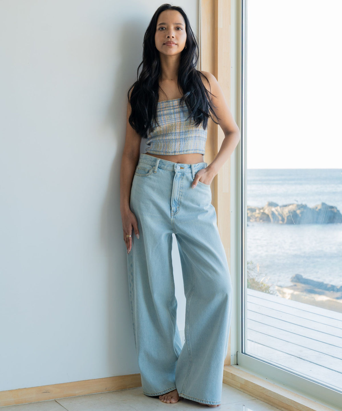 BILLABONG ウィメンズ 【BEACH LOVER JEANS】BARREL LEGS DENIM デニム