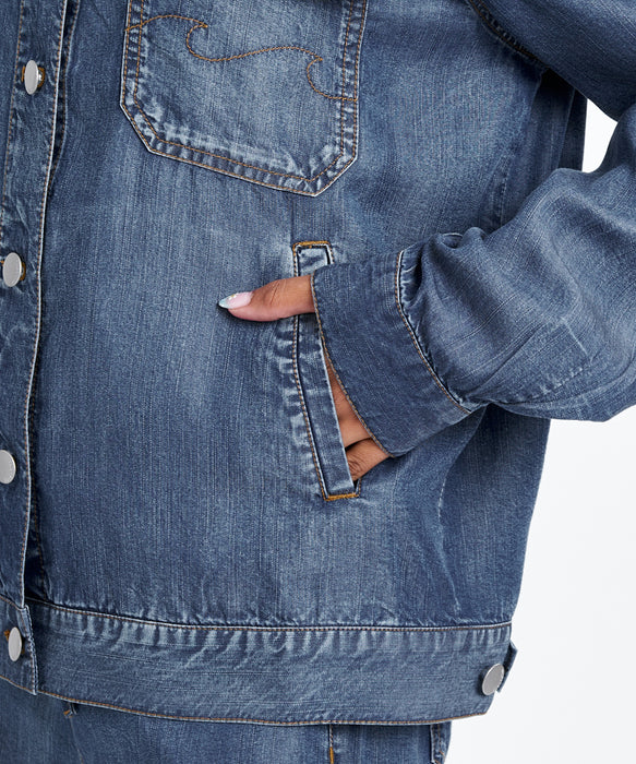 BILLABONG ウィメンズ 【BEACH LOVER JEANS】Soft Touch Denim JACKET