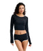 BILLABONG ウィメンズ CROPPED RASHGUARD BI 水着 【2026年春夏モデル】 BLK / M