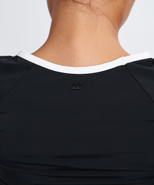 BILLABONG ウィメンズ CROPPED RASHGUARD BI 水着 【2026年春夏モデル】 BLK / M