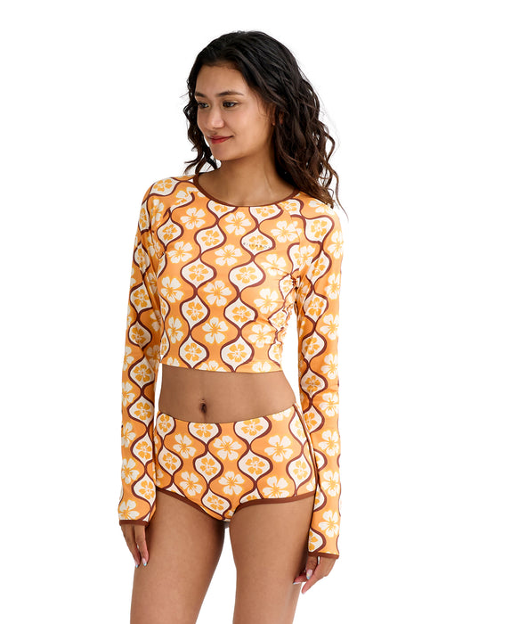 BILLABONG ウィメンズ CROPPED RASHGUARD BI 水着 【2026年春夏モデル】 TNG / M