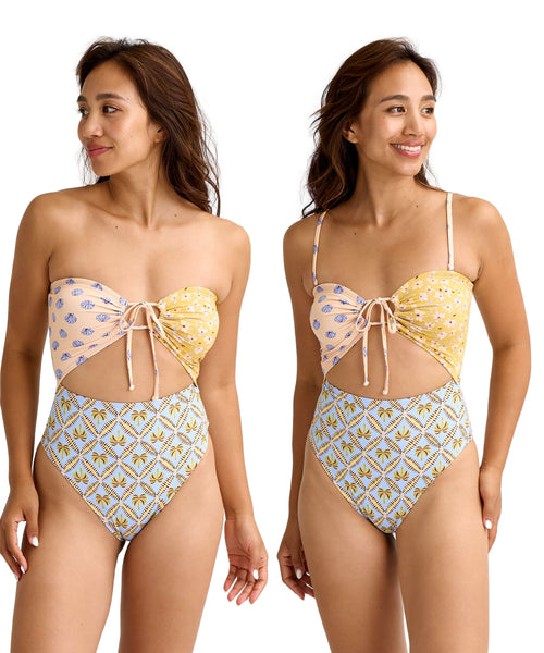 BILLABONG 花柄 ワンピース水着　サイズS BILLABONG ウィメンズ SOUL STOKE ANDREW 1P 水着 【2026年春夏モデル】