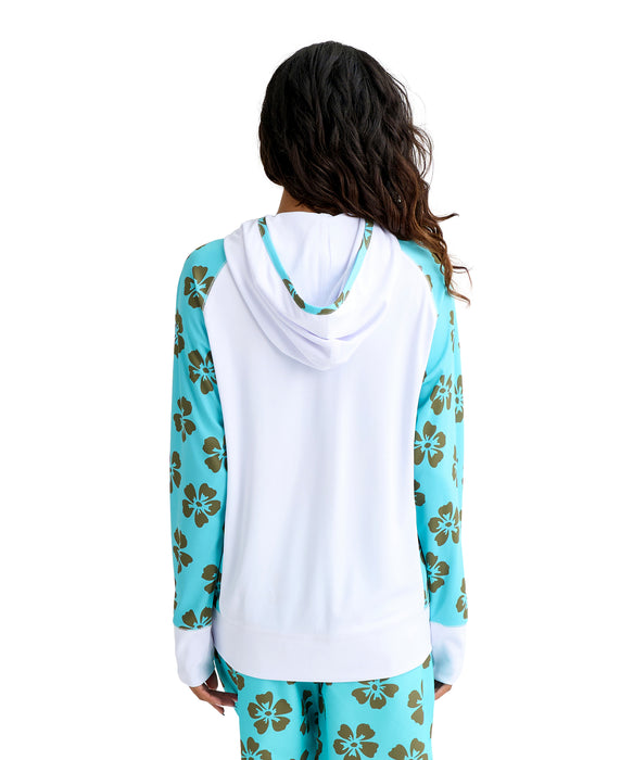 BILLABONG ウィメンズ DES TROPIQUES ZIP UP ジップラッシュガード 【2026年春夏モデル】 OCS / L