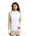 BILLABONG ウィメンズ DES TROPIQUES ZIP UP ジップラッシュガード 【2026年春夏モデル】 SCS / L