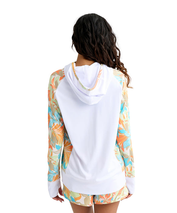 BILLABONG ウィメンズ DES TROPIQUES ZIP UP ジップラッシュガード 【2026年春夏モデル】 SCS / L