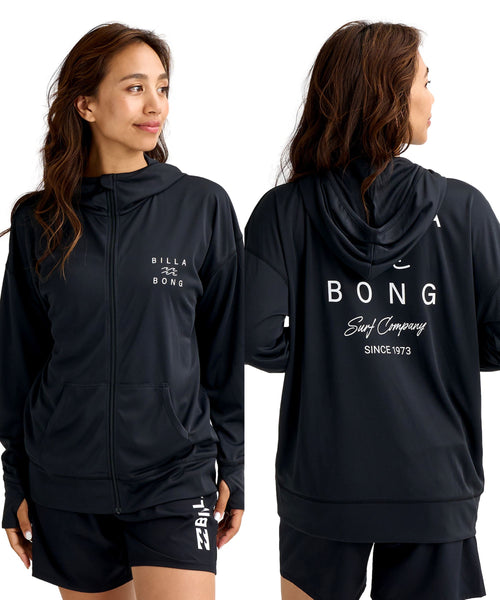BILLABONG ウィメンズ ZIP UP HOODED ジップフード ラッシュガード