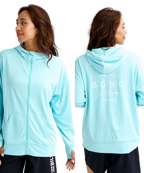 BILLABONG ウィメンズ ZIP UP HOODED ジップフード ラッシュガード 【2026年春夏モデル】