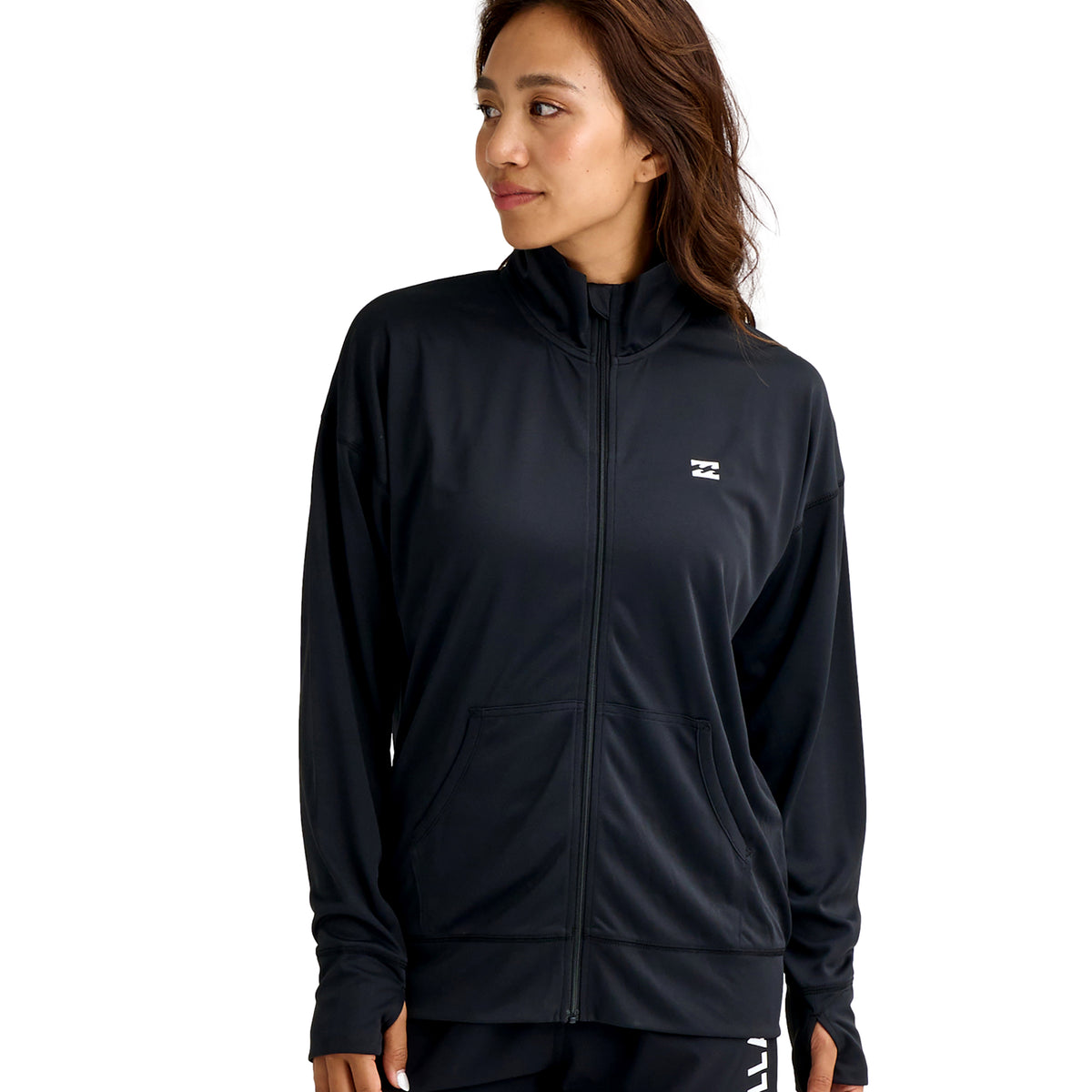 BILLABONG ウィメンズ ZIP UP STAND LOOSE ジップラッシュガード