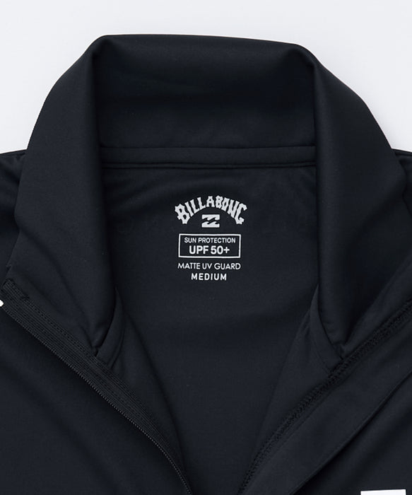 BILLABONG ウィメンズ ZIP UP STAND LOOSE R ジップラッシュガード 【2026年春夏モデル】 BLK / L