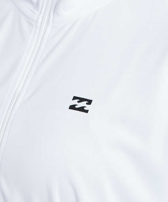 BILLABONG ウィメンズ ZIP UP STAND LOOSE R ジップラッシュガード 【2026年春夏モデル】 WHT / L