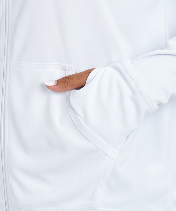 BILLABONG ウィメンズ ZIP UP STAND LOOSE R ジップラッシュガード 【2026年春夏モデル】 WHT / L