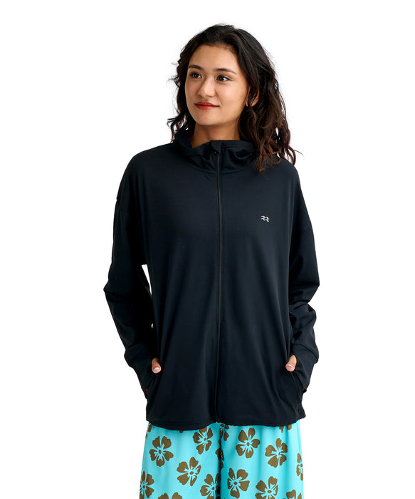 BILLABONG ウィメンズ MORFY GRAPHIC PRINT  ジップラッシュガード 【2026年春夏モデル】 BLK / L