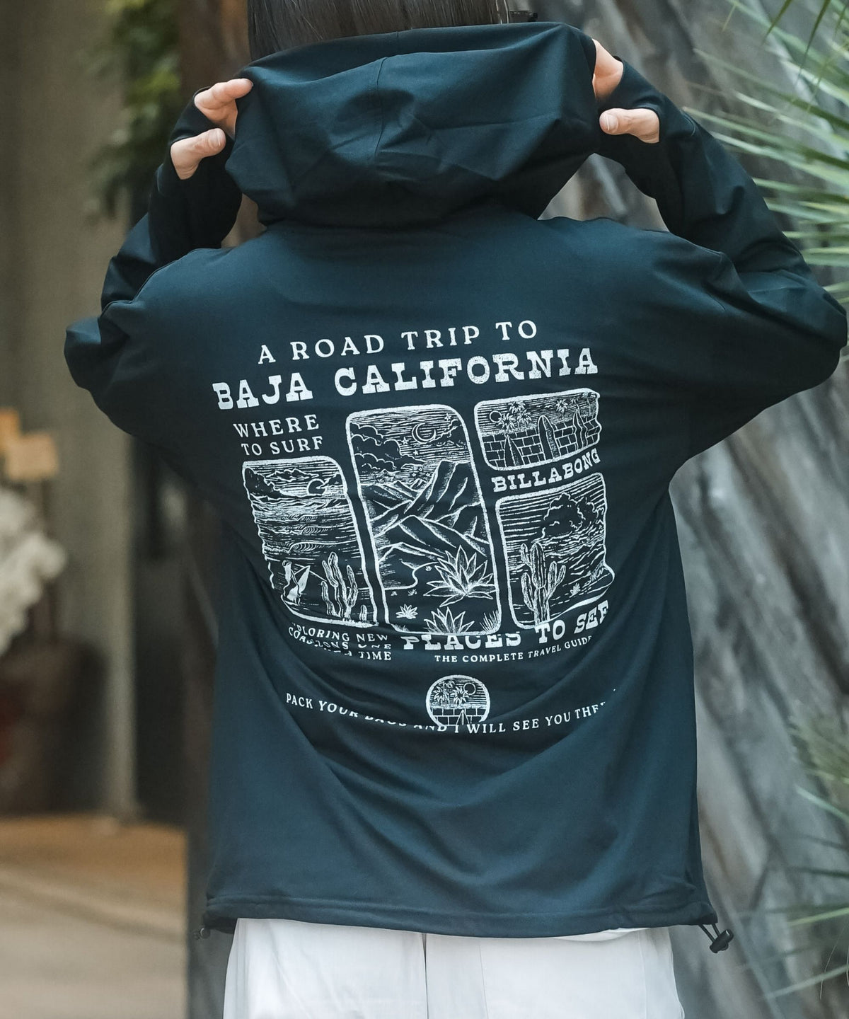 SALE】BILLABONG ウィメンズ MORFY （UPF50+）GRAPHIC PRINT ジップ