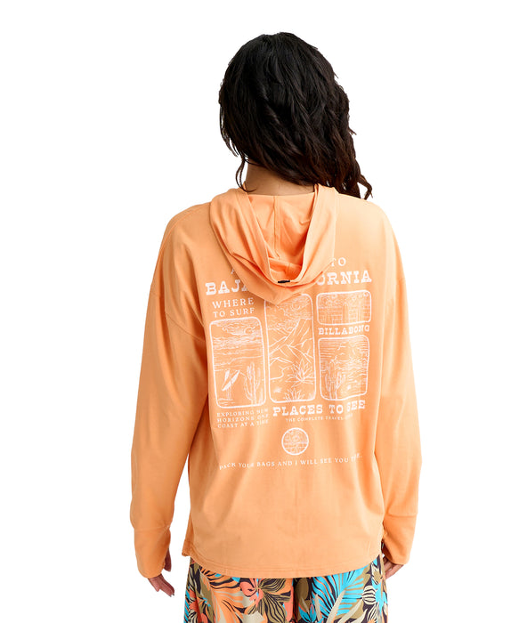 BILLABONG ウィメンズ MORFY GRAPHIC PRINT ジップラッシュガード