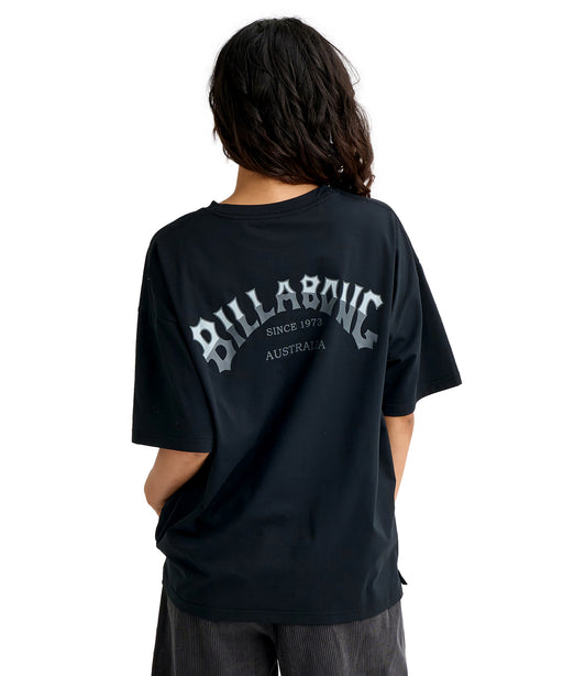 BILLABONG ウィメンズ MORFY ARCH LOGO SS T ラッシュガード 【2026年春夏モデル】 BLK / M