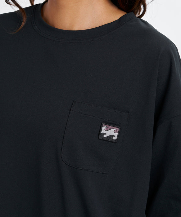 BILLABONG ウィメンズ MORFY ARCH LOGO SS T ラッシュガード 【2026年春夏モデル】 BLK / M