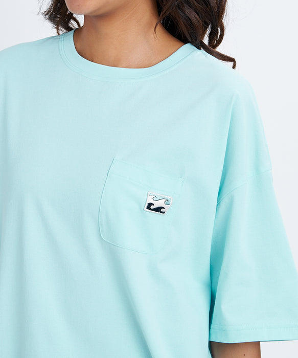 BILLABONG ウィメンズ MORFY ARCH LOGO SS T ラッシュガード 【2026年春夏モデル】 PBE / M
