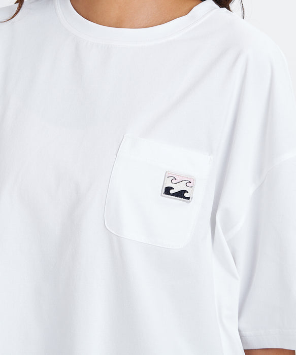 BILLABONG ウィメンズ MORFY ARCH LOGO SS T ラッシュガード 【2026年春夏モデル】 WHT / M
