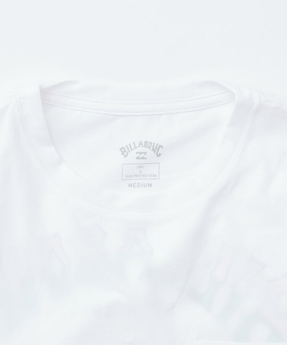 BILLABONG ウィメンズ MORFY ARCH LOGO SS T ラッシュガード 【2026年春夏モデル】 WHT / M