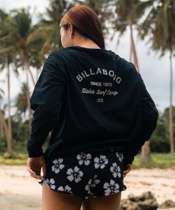 BILLABONG ウィメンズ MORFY LOGO BOAT NECK ラッシュガード ロンT 【2026年春夏モデル】