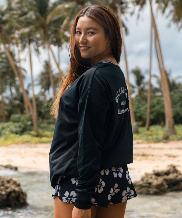 BILLABONG ウィメンズ MORFY LOGO BOAT NECK ラッシュガード ロンT 【2026年春夏モデル】