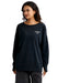 BILLABONG ウィメンズ MORFY LOGO BOAT NECK 長袖ラッシュガード 【2026年春夏モデル】 BLK / L