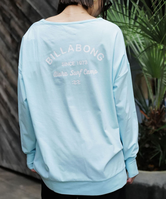 BILLABONG ウィメンズ MORFY （UPF50+）LOGO BOAT NECK ラッシュガード ロンT 【2026年春夏モデル】