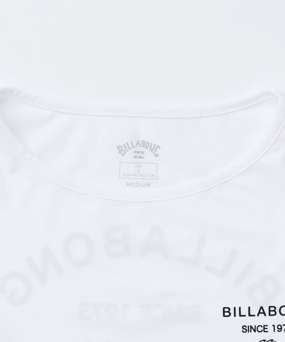 BILLABONG ウィメンズ MORFY LOGO BOAT NECK 長袖ラッシュガード 【2026年春夏モデル】 WHT / L
