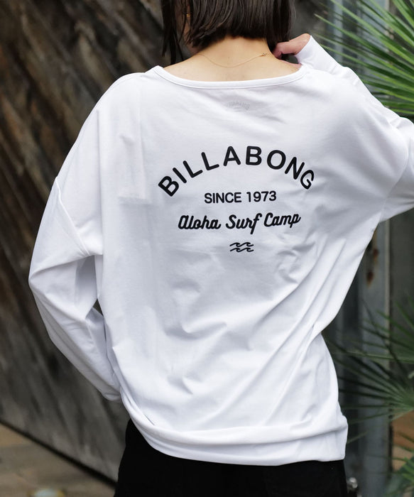 BILLABONG ウィメンズ MORFY （UPF50+）LOGO BOAT NECK ラッシュガード ロンT 【2026年春夏モデル】