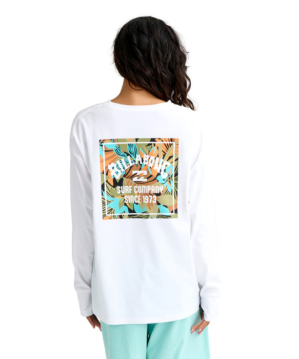 BILLABONG ウィメンズ MORFY SQUARE LOGO ラッシュガード ロンT 【2026