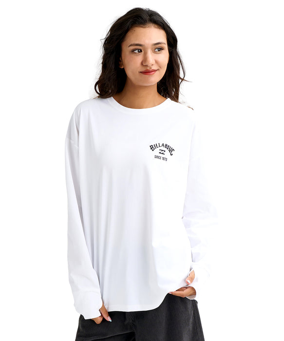 BILLABONG ウィメンズ MORFY SQUARE LOGO ラッシュガード ロンT 【2026