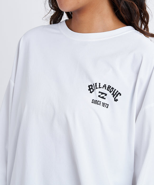BILLABONG ウィメンズ MORFY SQUARE LOGO ラッシュガード ロンT 【2026