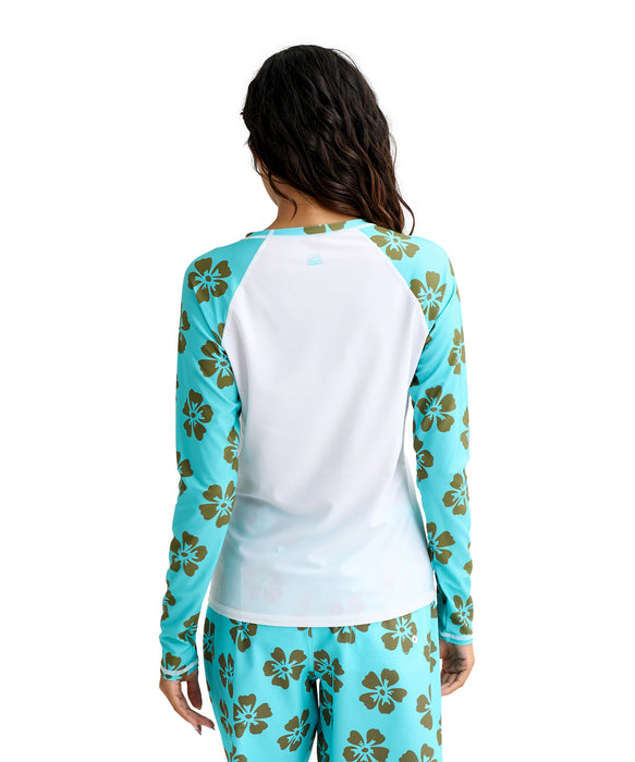 BILLABONG ウィメンズ LAST SUMMER RAGLAN L 長袖ラッシュガード 【2026年春夏モデル】 OCS / L
