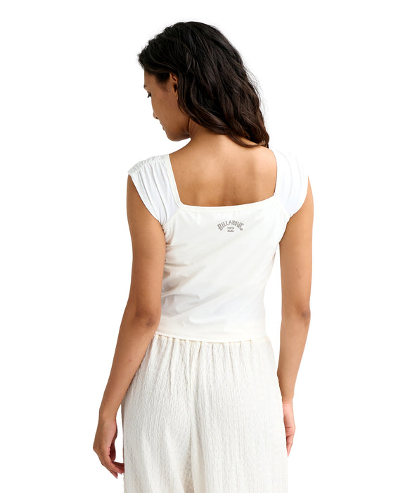 BILLABONG ウィメンズ UTILITY BRA PAD TEE ラッシュガード 【2026年春夏モデル】 SCS / M