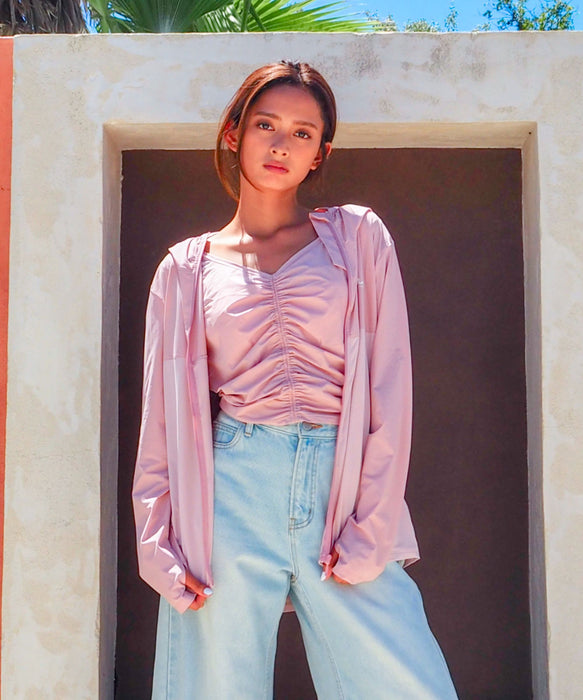 BILLABONG ウィメンズ UTILITY A LINE ジップアップ ラッシュガード
