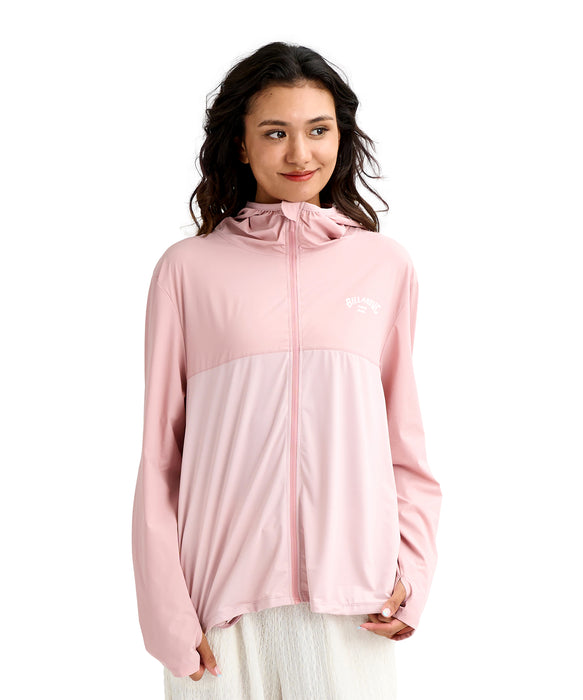 BILLABONG ウィメンズ UTILITY A LINE ジップアップ ラッシュガード