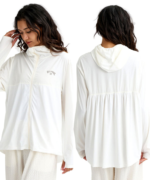 BILLABONG ウィメンズ UTILITY A LINE ジップアップ ラッシュガード 【2026年春夏モデル】