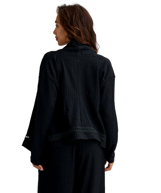 BILLABONG ウィメンズ UTILITY SHIRRING CRE 長袖ラッシュガード 【2026年春夏モデル】 BLK / M