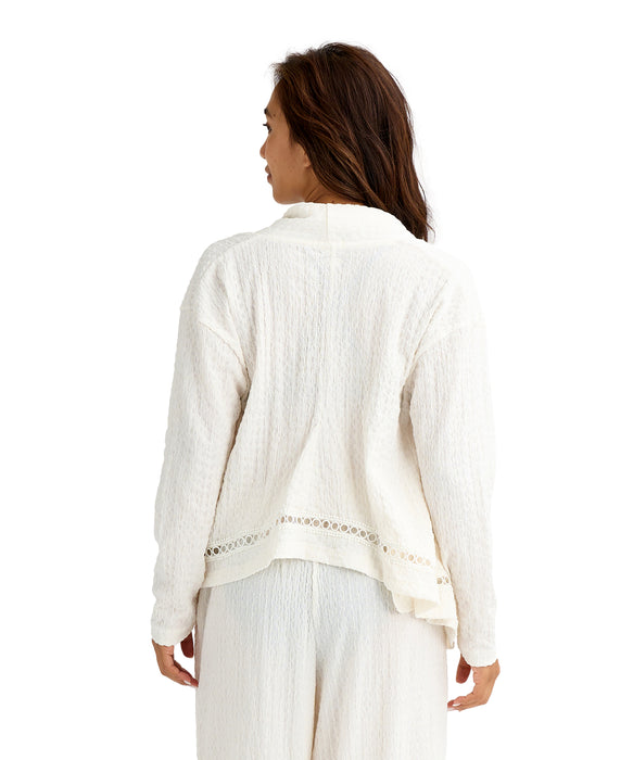 BILLABONG ウィメンズ UTILITY SHIRRING CRE 長袖ラッシュガード 【2026年春夏モデル】 SCS / M