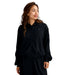 BILLABONG ウィメンズ UTILITY SHIRRING CRE ジップラッシュガード 【2026年春夏モデル】 BLK / M