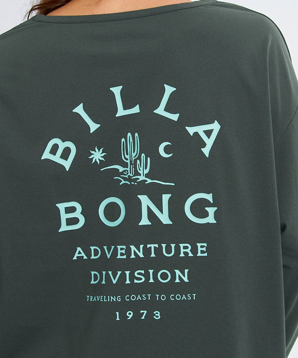 BILLABONG ウィメンズ ADIV SET LE TEE 長袖ラッシュガード 【2026年春夏モデル】 BLK / L