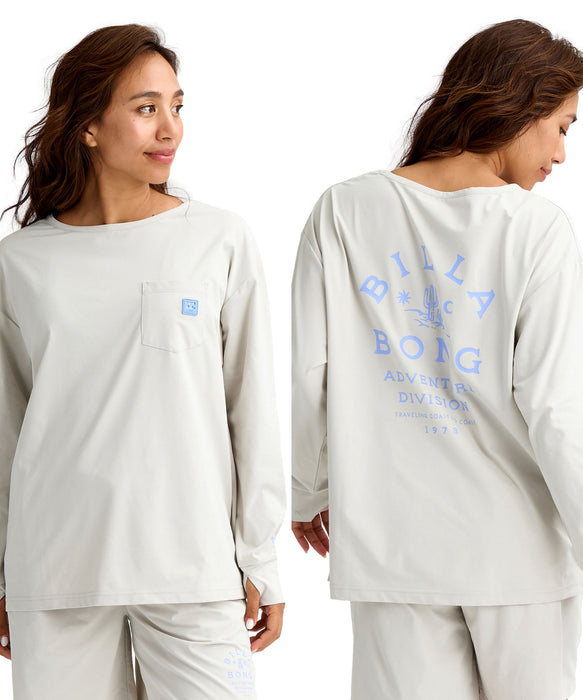 BILLABONG ウィメンズ ADIV セットアップ 長袖ラッシュガード 【2026年